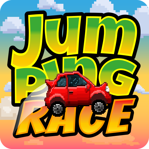 Jumping Race - Retro Game Car Racing आइकन