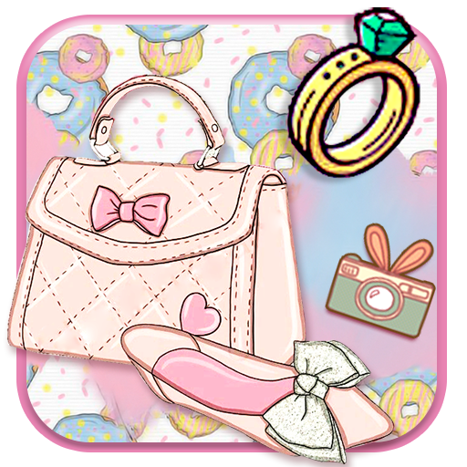 Pinky Fashion Girl Themes Live Wallpapers icon