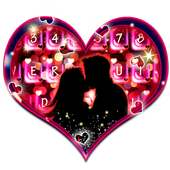 Romantic Love Neon Keyboard