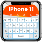Keyboard for iPhone 11 - Emoji Keyboard for iPhone أيقونة