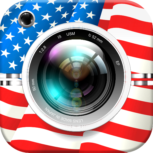 4th of July Photo Editor - American Flag Stickers icon