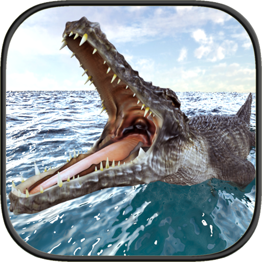 Crocodile Simulator Beach Hunt icon