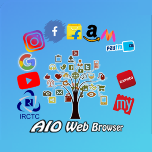 AIO Web Browser UCC 2021 - All in one fast surfing icon