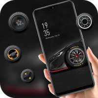 Black cool car wheel theme