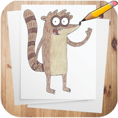How to Draw Regular Show Characters icon