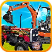 Heavy Tractor Excavator Simulator: Farm Simulation icon
