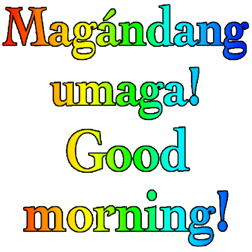 English Filipino Rainbow For WhatsApp-WAStickerApp icon