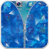Crystal Zipper Lock Screen icon
