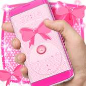 Pink Bow Locker Theme on 9Apps