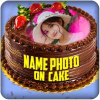 Name Photo on Birthday Cake – Happy Birthday App
