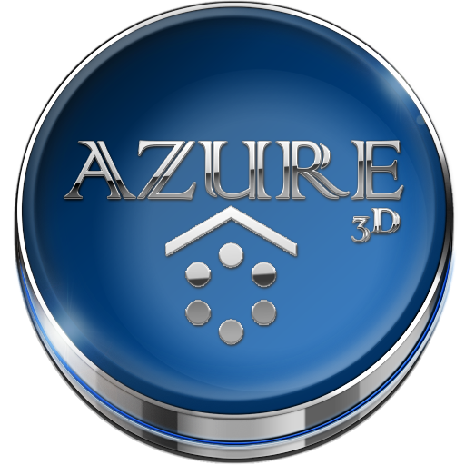 Smart Launcher Theme Azure 3D icon