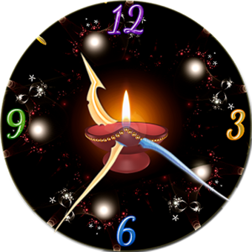 Diwali Clock Live Wallpaper icon