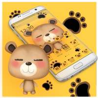 Yellow Vinny Bear Cute Theme on 9Apps