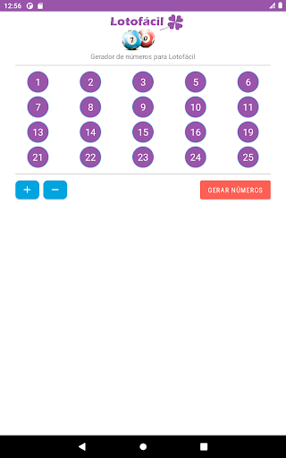 Lotofácil - Gerador de Bolas screenshot 7