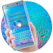 Rainbow Waterdrop Keyboard on 9Apps