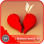 Broken Heart GIF icon
