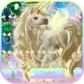 Rainbow unicorn live wallpaper theme icon