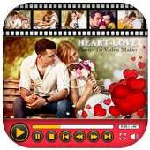 Heart Photo To Video Maker With Music