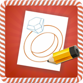 How to Draw :3D आइकन