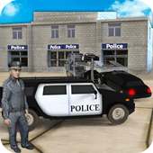 US Police Limousine Car & Bike Transporter