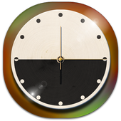 Wood Clock Widget icon