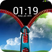 Sky Zipper Lock Screen icon