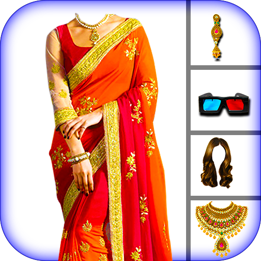 Women saree photo Editor icon