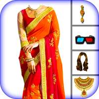 Women saree photo Editor on 9Apps