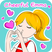 Emma Sticker Gif for Keyboard icon