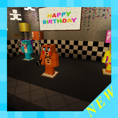 ikon FNAF Horror Neighborhood. Peta untuk MCPE