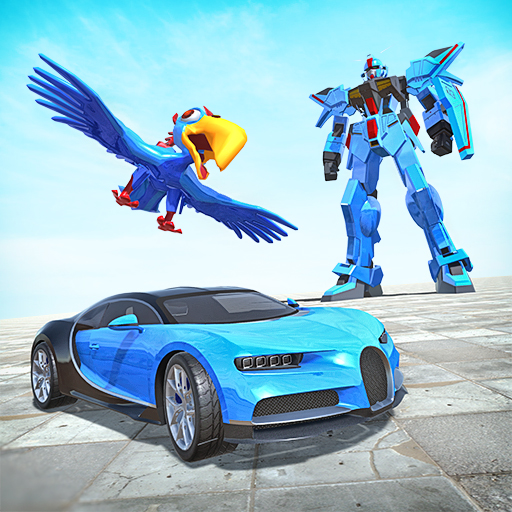 Parrot Robot Transforme: Robot Bike Games icon