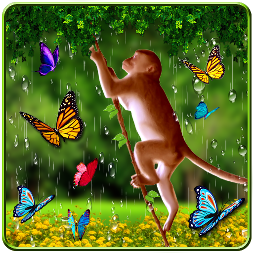 Funny Monkey Live Wallpaper icon