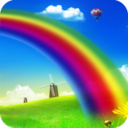 Rainbow Full HD Wallpaper أيقونة