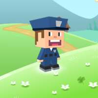 Police Run - Endless Cop Runner 3D Block Hop Road