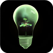 Electricity. The light bulb icon