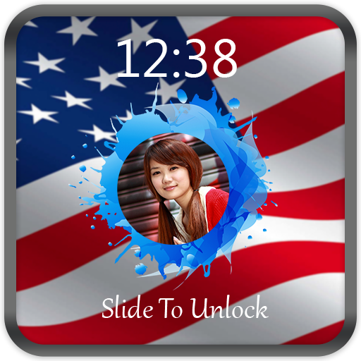 USA flag Lock Screen icon