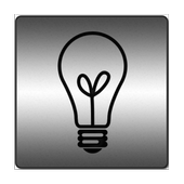 Strong light glow icon