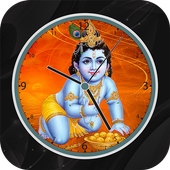Krishna Clock Live Wallpaper icon