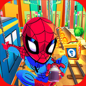 New Spider Kids Run - Superhero Games icon