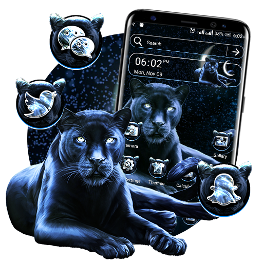 Dark Jaguar Theme Launcher icon