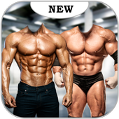 Men Body Builder : Dual Photo Suit icon