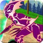 Ben hero kid Alien transforming