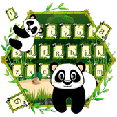 Clavier panda bambou mignon icon
