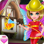 Fairy Princess Fire Rescue - Games for girls icon