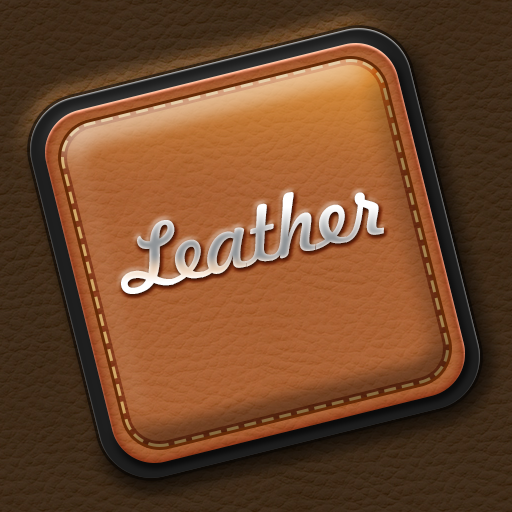 Luxury Leather Keyboard Theme أيقونة