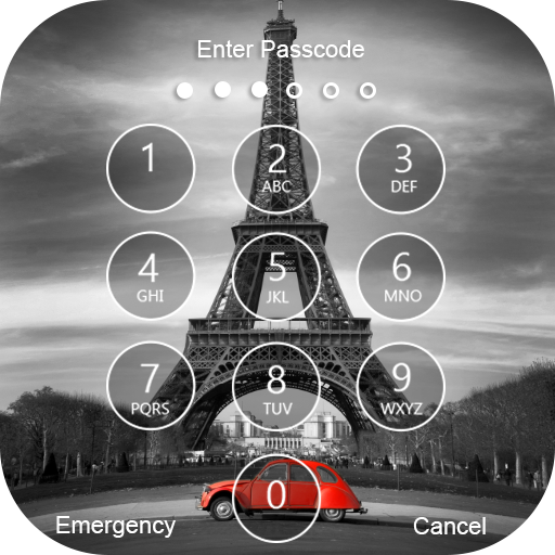 Paris Eiffel Tower Lock Screen &amp; Wallpapers icon