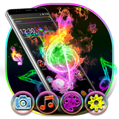 Neon Light Music Launcher icon