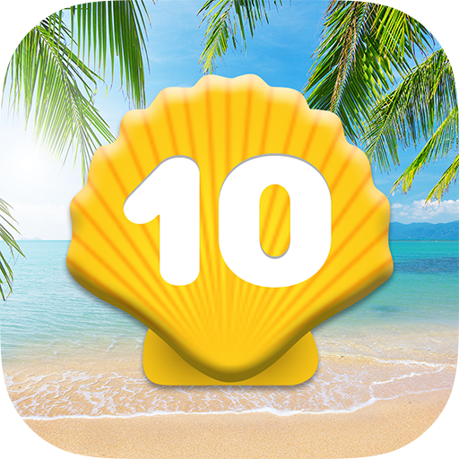 Number puzzle game – Beach *Gold Edition icon