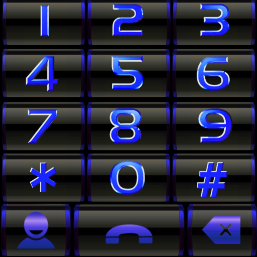 THEME METAL BLUE FOR EXDIALER icon