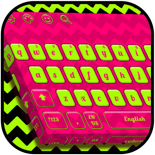 Dazzling Fluorescent Keyboard Theme icon